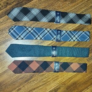 Original Penguin Men's Tie Set in Black, Blue, Green, Brown